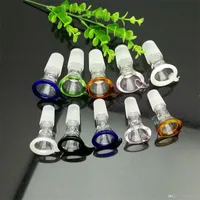 2023 New color rock hook glass adapter Pipes Smoking Glass Bongs Glass Bubblers For Smoking Pipe Mix Colors