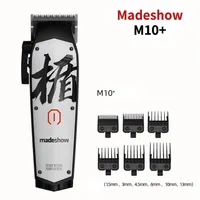 Madeshow M10 Professional Hair Clippers Hair Trimmer For Men 2200mAh & LCD Display Haircut Mach For Barbershop 220221188v