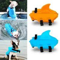 Vest Summer Dog Clothes Swimwear Pets Swimming Suit Shark Pet Life Jacket For Dogs Y200917269J