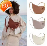 Shoulder Bags Tonca Womens Textured Designer Handbags Leather Black Brown White Fashion Polene Crossbody Purse Cognac GrainESSPLH