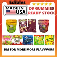 USA Stock D8 Edibles Gummies met tasverpakking eetbare chocoladeschilfers snack met verpakkingen gemaakt en schip vanuit de VS