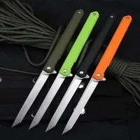 light weight mini cnc abs non-slip blade tanto sharp blade linerlock hunting camping knife pocket tactical hiking knives edc tool 323S