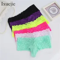 6Pcs Lot Clearance Women Underwear Transparent G String Sexy Thongs Lace Panties Lady Briefs Low Waist Underpants Girls 2011172322