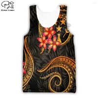 Men's Tank Tops PLstarCosmos 3DPrinted Fashion Kosrae Tribal Polynesian Tattoo Harajuku Streetwear Top Sleeveless Tees Fitness Unisex 4