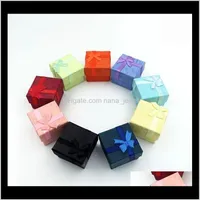 Whole 50 Pcs Lot Square Ring Earring Necklace Jewelry Box Gift Present Case Holder Set W334 Ayepd Pvvxd279D