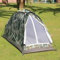 Tents And Shelters Portable Single Camouflage Camping Tent Outdoor Travel Fishing Hiking BHD2