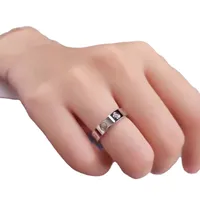 Rose Diamond ring designer rings for women Gold Stainless Steel Crystal wedding Ring Woman Jewelry Love Rings Men Promise For Female Women Gift Engagement