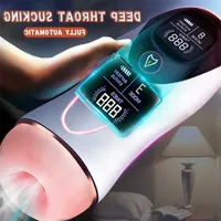 Toys Massager New Sucking Automatic Male Masturbator Sex Machine Men Vibration Blowjob Maturbation Cup Goods for Toy