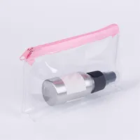 HBP transparent cosmetics wash bag daily necessities plastic bag set custom size horizontal and vertical249j