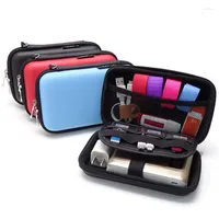 Duffel Bags Travel Bag Mobile Kit Case Digital Gadget Devices USB Cable Data Line Insert Set