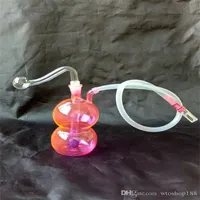 2023 Acrylic small gourd hookah bongs accessories Glass Water Pipe Smoking Pipes Percolator Glass Bongs Oil Burner Water Pipes Oil Rigs Smoki