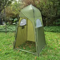 Tents And Shelters Ultralight Outdoor Portable Camp Shower Camping Shelter Bathroom Waterproof Tent Single Moving Folding X145A