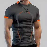 Men's T Shirts 2023 Men's Summer Casual Comfortable Tight-Fitting T-Shirt Sports Gym Sportswear Quick-Drying Breathable Shirt XXS-6XL