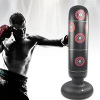 1 5M Inflatable Stress Punching Tower Bag Boxing Standing Water Base Training Pressure Relief Bounce Back Sandbag286B