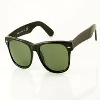 Classic 2132 Sunglasses Mens High Quality Fashion Acetate Black Frames Glasses Ladys Designer Green Lens Eyewear 55mm290g