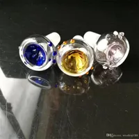 Pulvérisation de la tête de bulle bangs givrés accessoires de brûleur d'huile unique Bangs Bongs Pipes à eau Pièce en verre