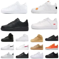 Skateboard Shoes Sports Sneakers White Black 2022 Ers Outdoor Forces Men Low Discount One Unisex 1 07 Knit Euro Airs Wheat Women All