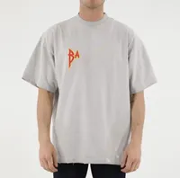 T-shirt Printing Coton Material Shirt Hot Rock Band Collection Lightning Lightning Patter