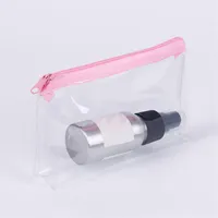 HBP transparent cosmetics wash bag daily necessities plastic bag set custom size horizontal and vertical243a