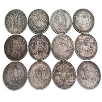 Twelve Constellations Zodiac Collectible Coin Original Coins Set Holder Challenge Coin Creative Gift2615