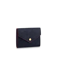 Whole Fashion Style Victorine Litchi Grain Wallet Leather in 6 Colors WOMEN Personalization Multifunctional Credit Card Holder214p