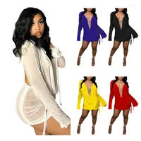 Casual Dresses Women's Summer Dress Black Short Skirt Female Chic And Elegant Woman Sexy Y2k Clothes 2023 Clothing