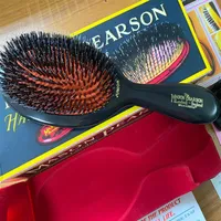 Mason P BN2 Pocket Bristles and Nylon Hair Brush Soft Cushion Superior-grade Boar Bristles Comb with Gift Box2241