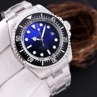 Classic Mens Mechanical Watches 44mm Stainless Steel Strap Luminous Watch Ceramic Case High Quality WristWatch Waterproof WristWat284M