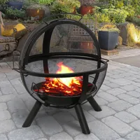 Pátio de jardim ao ar livre nos EUA Grills Warm Winter Fire Fire Bask Basket Bdspgiftaq