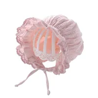 Baby Hat spring and autumn thin infant sunshade newborn palace baby princess fisherman's hat257y