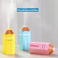 Pencil Humidifier USB Ultrasonic Aromatherapy Air Humidifier LED Light Aroma Diffuser Mist Maker Fogger Mini Car Air Purifier Y200308S