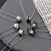 Luxury chain pendants silver clavicalis chains for men gold pendant necklace stainless steel retro hip hop punk street personality236h