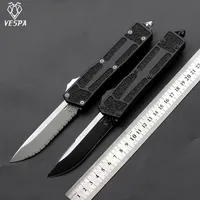 VESPA Knife Automatic EDC M390 steel drop Blade 7075 Aluminum Handle hunting knives outdoor camping fishing survival tool Tactical328S