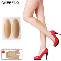 ONEFENG silicone leg onlays body beauty soft pad correction of leg type conceal weaknesses factory direct selling263y