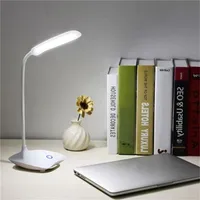 HaoXin USB Rechargeable LED Desks Table Lamp Adjustable intensity Reading Light Touch Switch Desk Lamps 3 Modes Desk Lamps343F