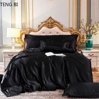 New style silk bedding home furnishing fashion luxury bedding set duvet cover bed sheet pillowcase Size King Queen Twin 2010296I