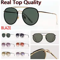 designer sunglasses blaze double bridge round for mens sunglasses women sun glasses shades with leather case cloth retailing acc262c
