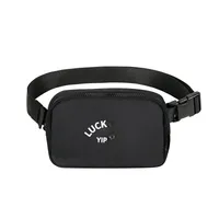 Classic letter Fanny pack waterproof outdoor sports bag running fashion everything crossbody bag men's and women's small chest bags American style