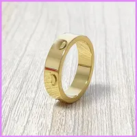 Steel Love Ring Gold Silver Rose Gold Wedding Rings For Women Designer Jewelry Ladies Designers Ring With Diamond Mens D2112102F293I