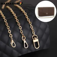 BAMADER Chain Straps High-end Woman Bag Metal Chain Fashion Bags Accessory DIY Bag Strap Replacement Luxury Brand Chain Straps 210320Q