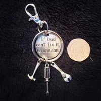 Mini Tools Keychain If Dad Can't Fix It No One Can Father Gift for Daddy's Gift YTT5431289o