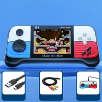 G9 Retro Game Players 3.0 Inch HD Screen Handheld Gaming Console Bulit-in 666 Classic Games Portable Pocket Mini Video Game Player TV Console AV Output With Retail Box