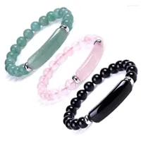 Strand Pink Luxury Crystal Bracelets Tiger Eye Stone Green Boho Bracelet For Women Bracciale Bohemien Unisex Jewelry Gift