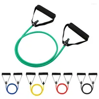 Resistance Bands 5 Levels TPE With Handles Yoga Pull Rope Elastic Fitness Exercise Tube Band Workouts Strength Training