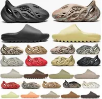 Nuevas zapatillas de diseño para hombres Mujer Slider de espuma Slider Corrner Vermillion Slip Slipper Ocher Ocher Resin Clog Desert ARarat Runr Sendero Azule Onyx Pure Sandals 36-48