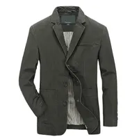 Trajes para hombres Blazers chaqueta blazer hombres traje lavado de algodón abrigos casuales delgados de lujo jaqueta masculina outwear bomber de bombardero 230322