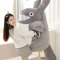 Kawaii Soft Jumbo Totoro Plush Toy Giant Anime Totoro Doll Toys Cartoon Stuffed Pillow for Children friend Gift DY50595281B