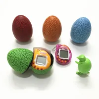 Multi-colors Tumbler toys flaw Dinosaur egg Virtual Electronic Pet Machine Digital Electronic E-pet Cyber Toy Handheld Game 30 pcs