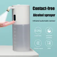 Liquid Soap Dispenser Automatic Contactless Alcohol Hand Disinfection Sprayer Box Spray Infrared Sensor for Household 230322