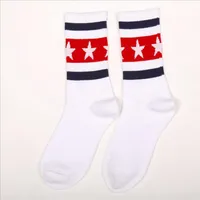 3 pairs of girls sports socks medium-length cotton high-tube socks GCDS letter sockings 2021278f